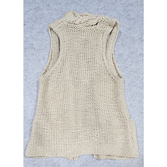 White + Warren Cable, Chunky, Open Knit, Cardigan Sweater- Pockets Womens Sz XL - Picture 4 of 15